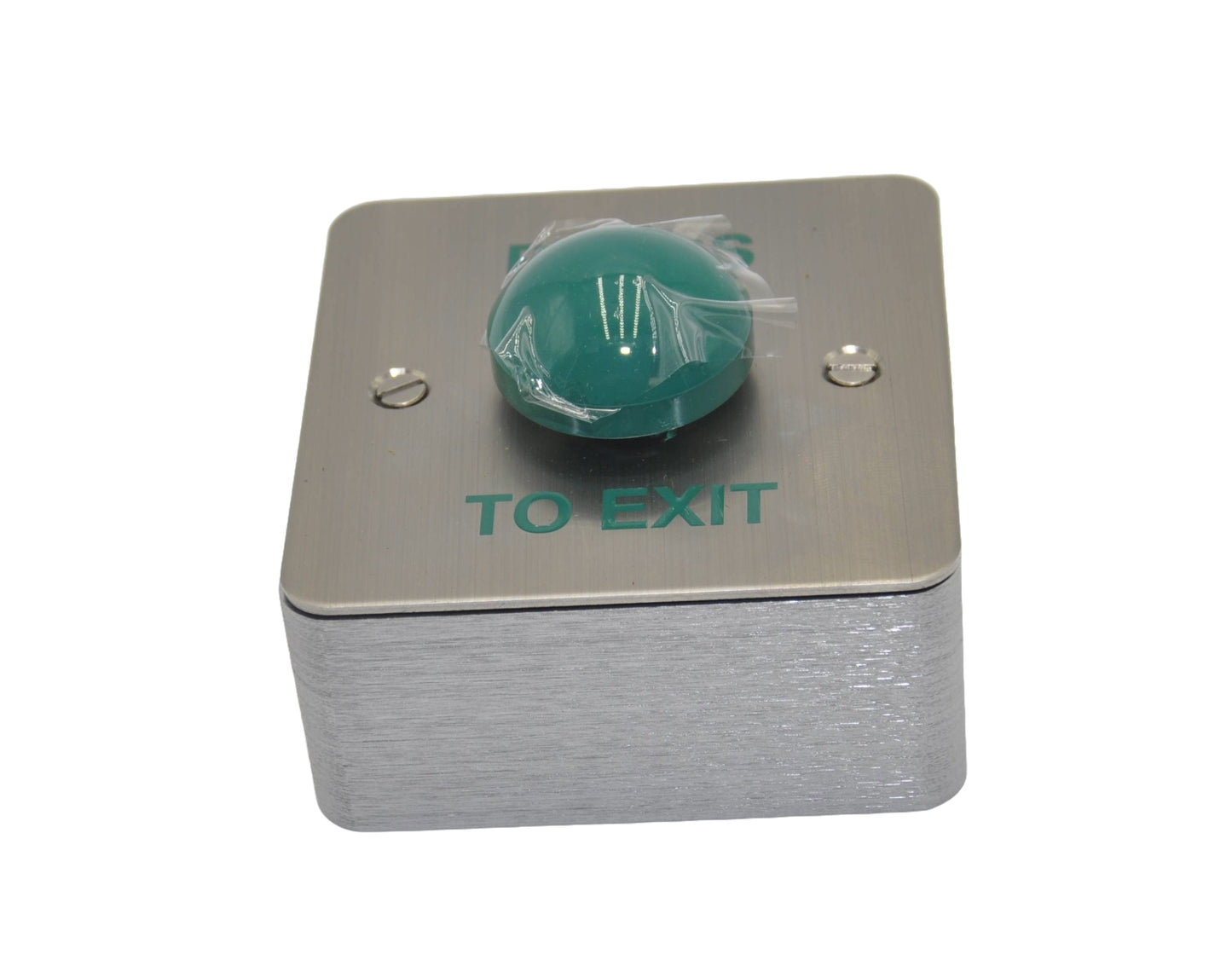 Green Dome Stainless Steel Exit Button