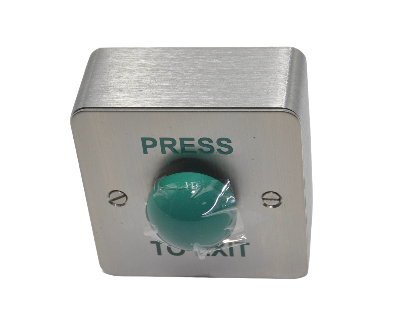 Green Dome Stainless Steel Exit Button