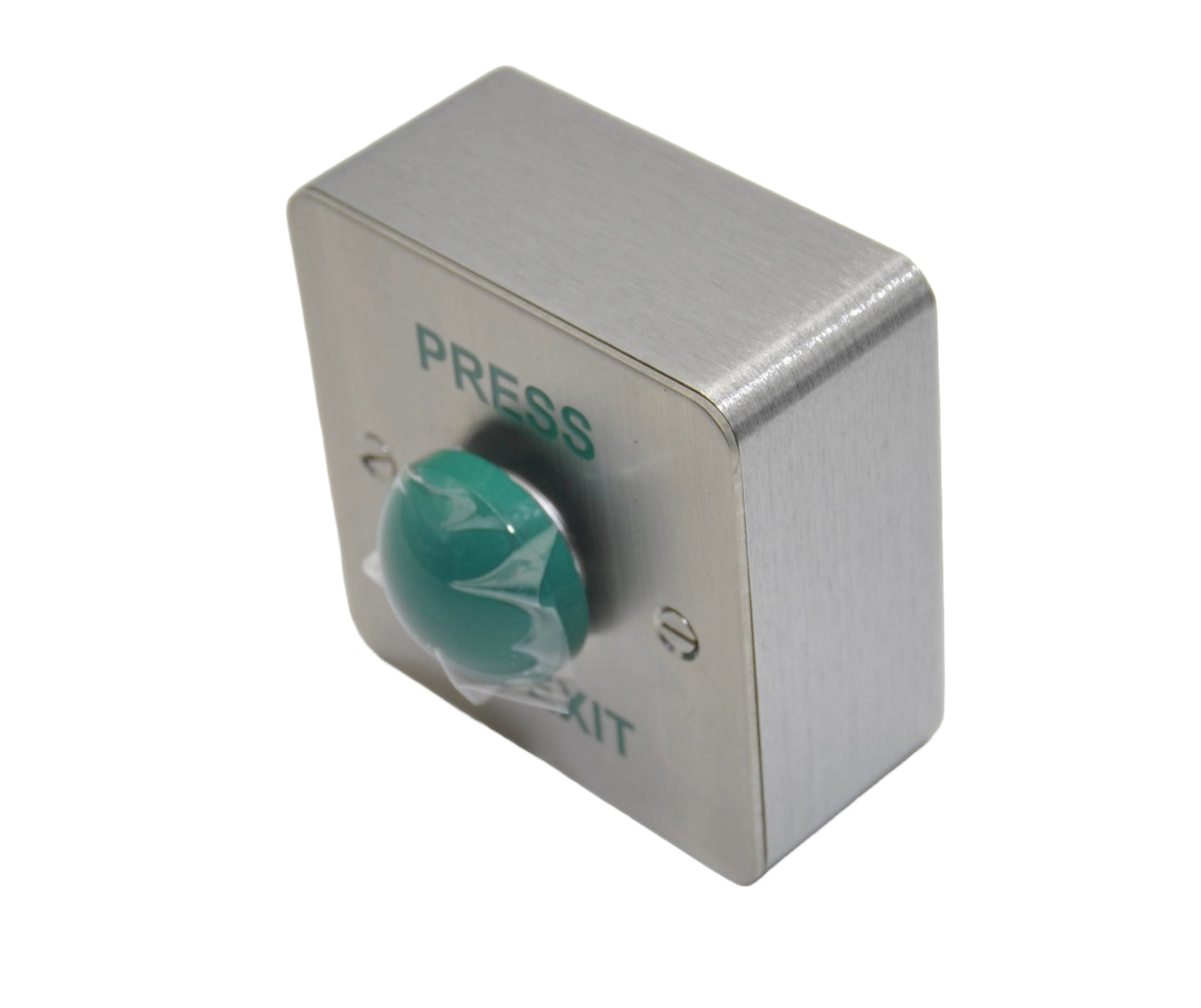 Green Dome Stainless Steel Exit Button
