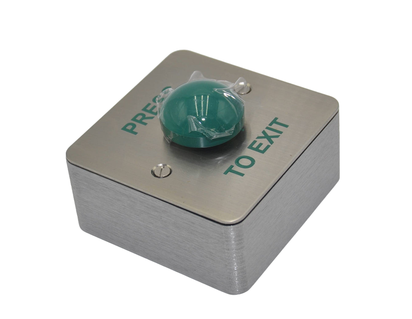 Green Dome Stainless Steel Exit Button
