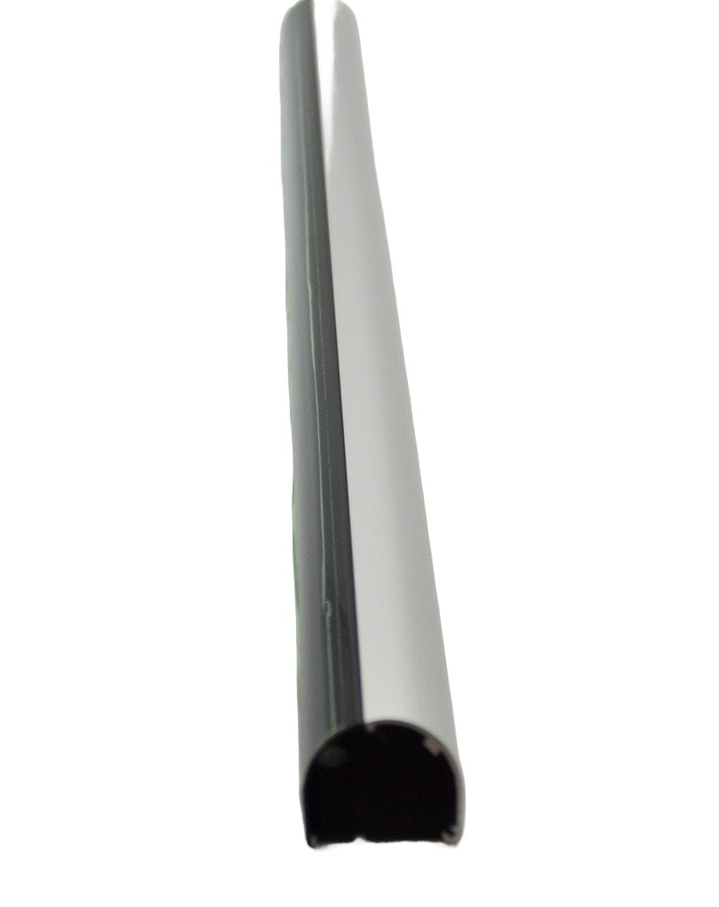 Side view of a silver and black 700mm safety sensor on a white background.