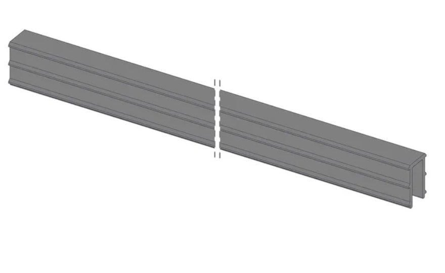 Assa Abloy - Plastic guide extrusion L=2200 mm