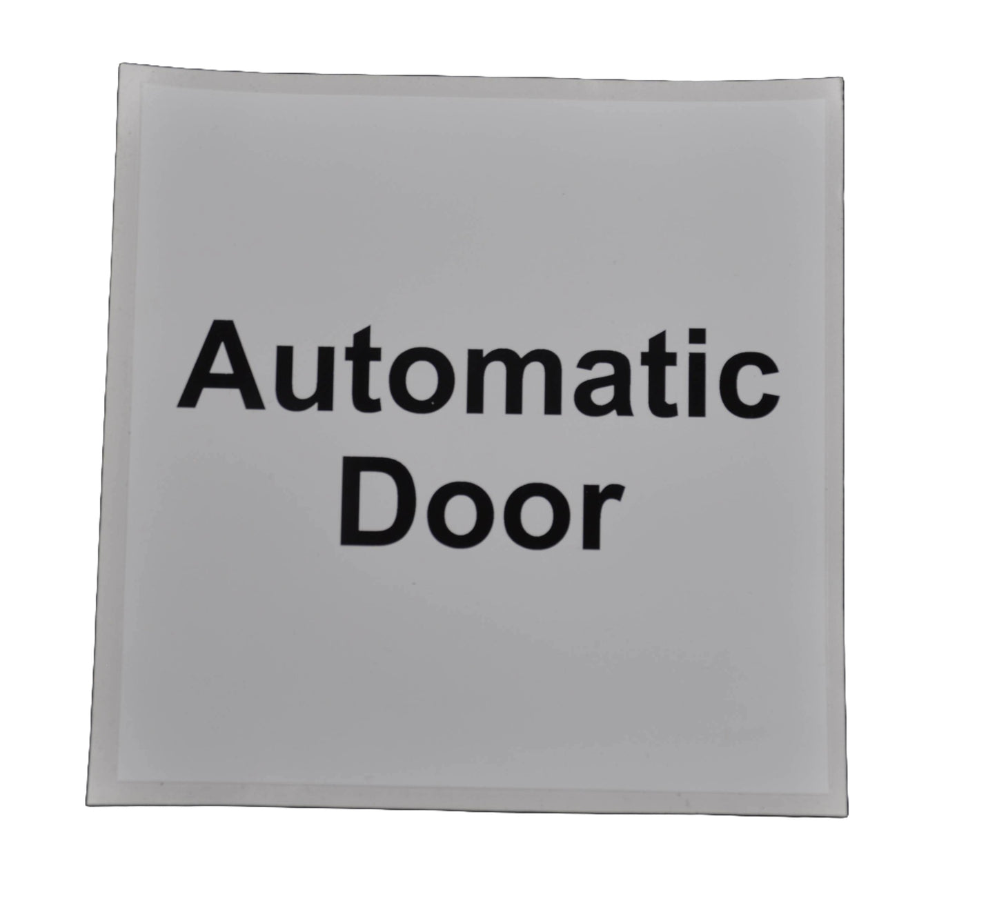 Automatic Door Sign – Self-Adhesive | BS EN16005 & BS7036:0 Compliant