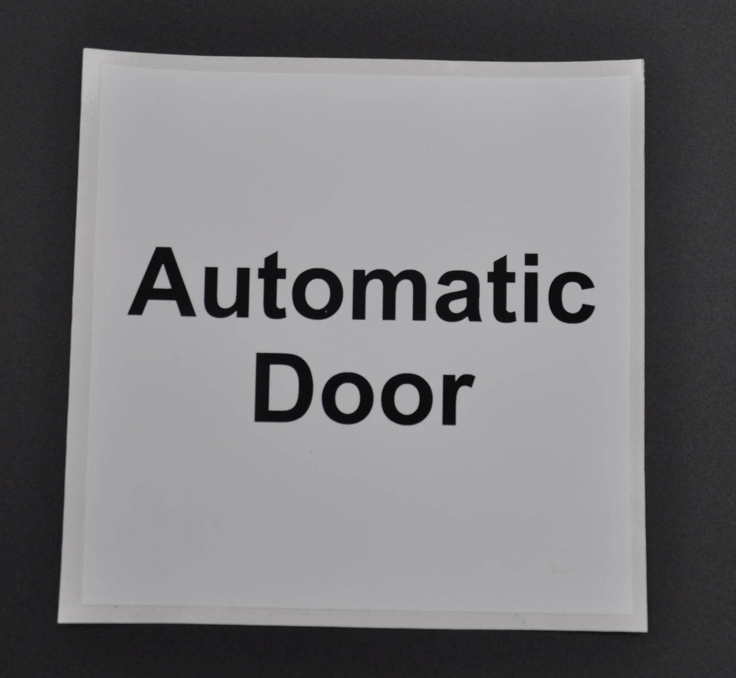 Automatic Door Sign – Self-Adhesive | BS EN16005 & BS7036:0 Compliant
