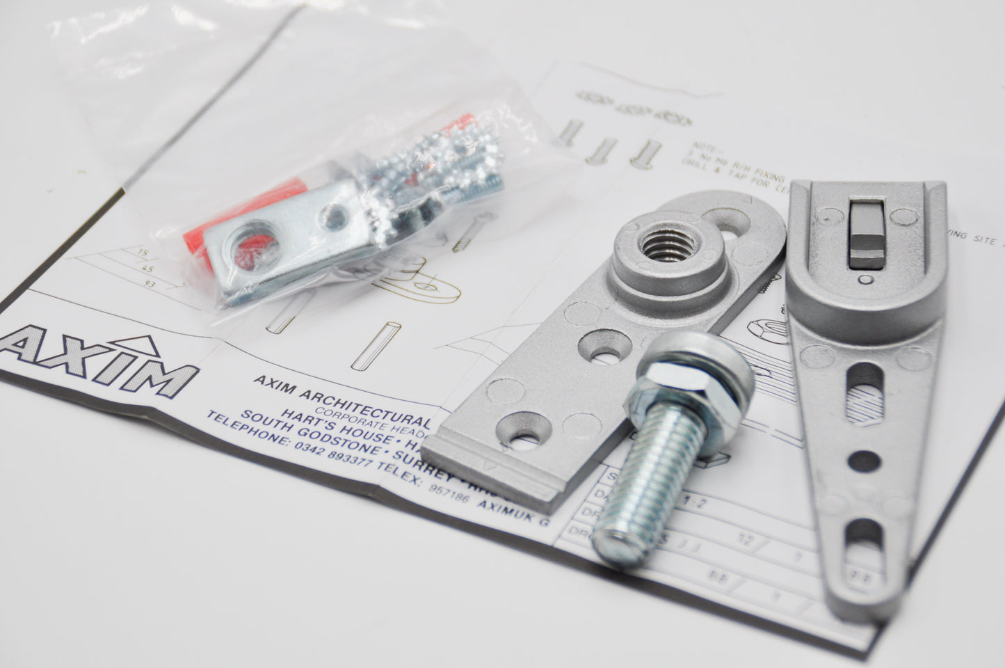 TC8800-14 Standard End-Load Bottom Pivot Set – 70mm Pivot Point