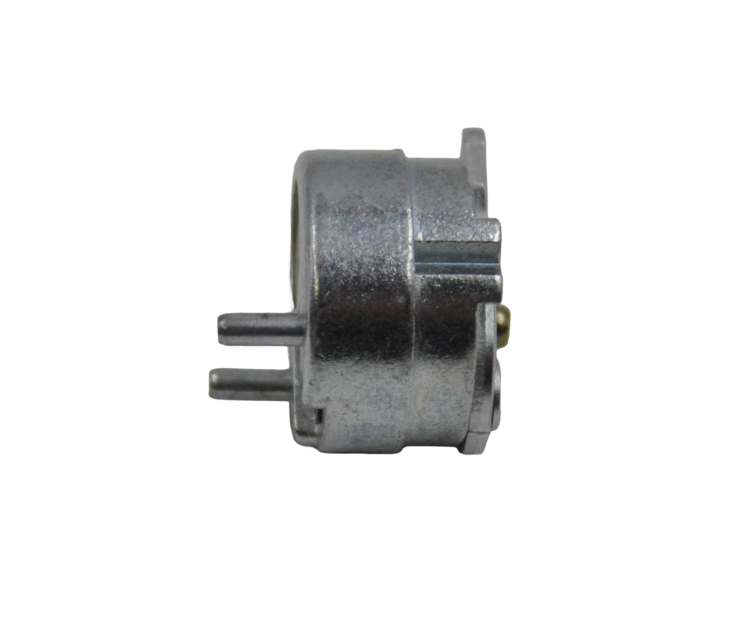 Side view of a metal cam plug, designed for use with Adams Rite dead latches and lever furniture on a white background.