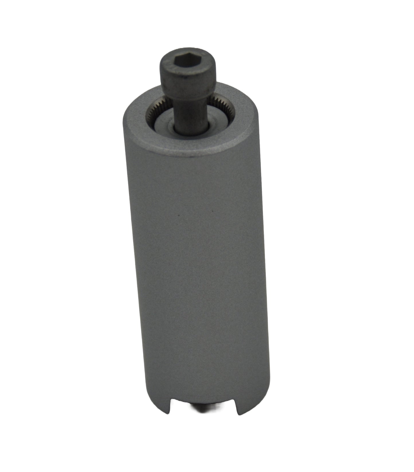 A view of A DFA 127 Extension Spindle Lever Adaptor for a swing door operator, On a white background.