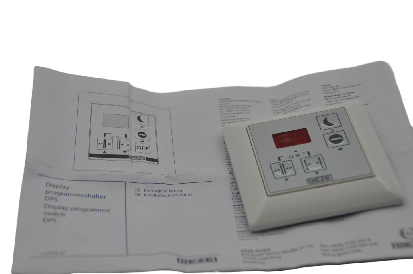 Geze DPS - Digital Program switch