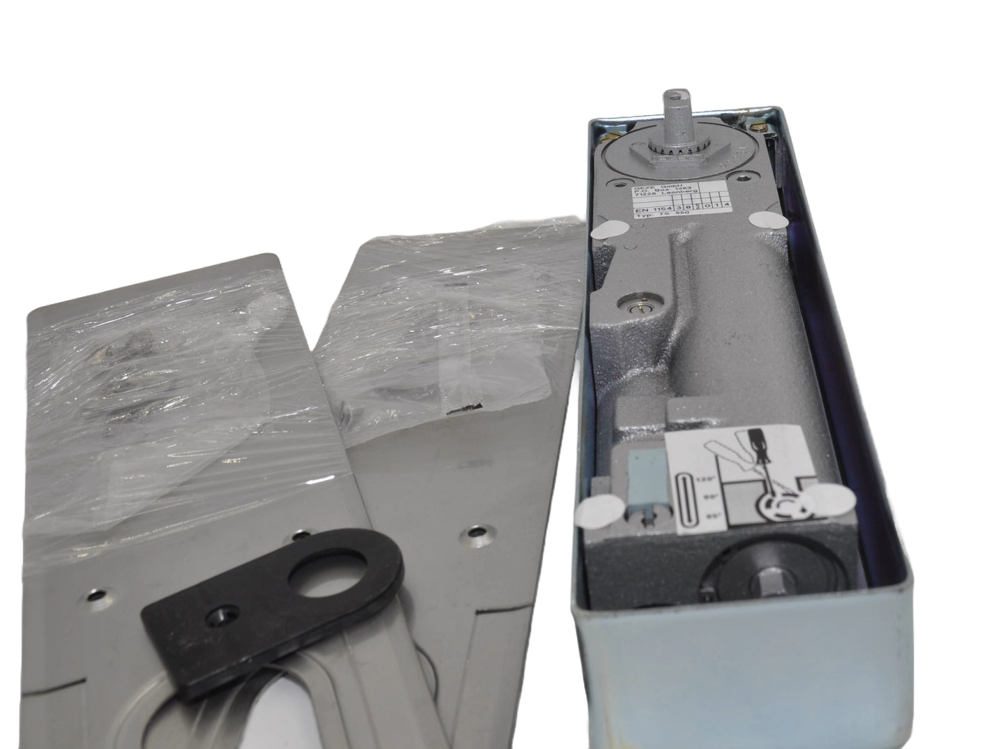 GEZE TS550 Floor Spring Unit with Foundation Box and Spindle