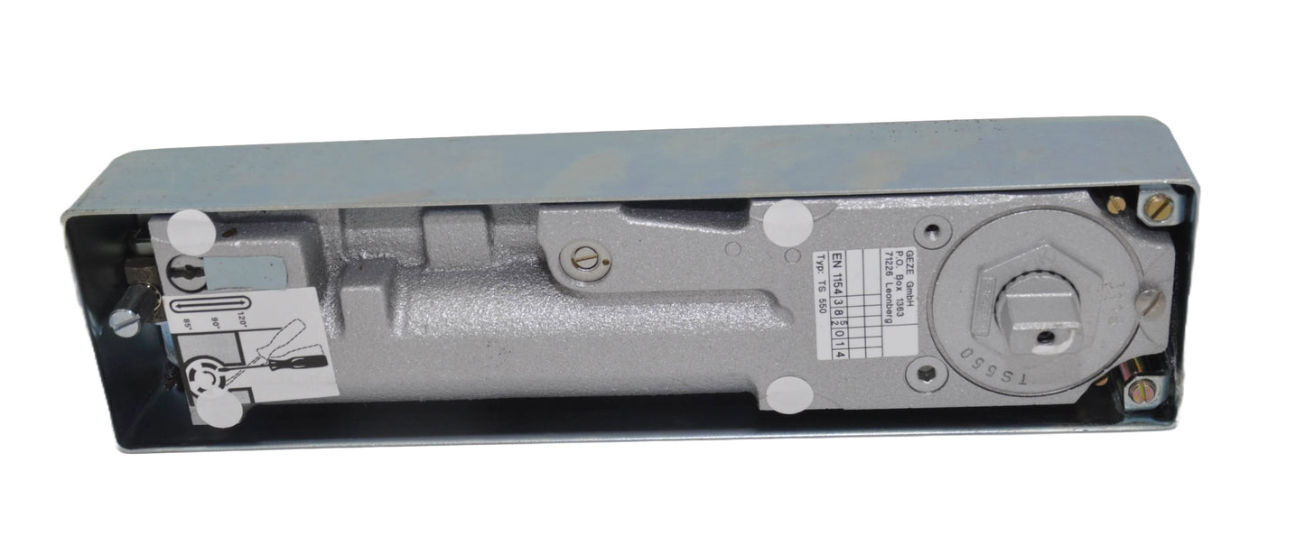 GEZE TS550 Floor Spring Unit with Foundation Box and Spindle