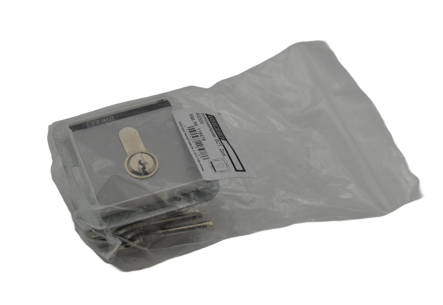 GEZE SL Key Switch (Lockable) for DCU1 Automatic Door Programme Switches