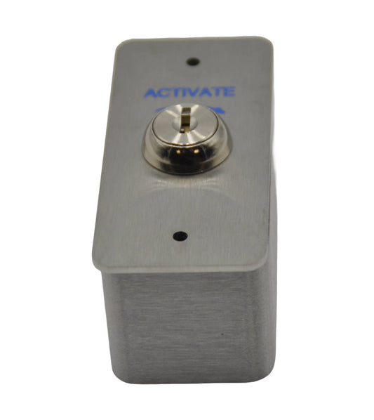 Morning Entry Key Switch – with Stainless Steel Backbox for Automatic Doors