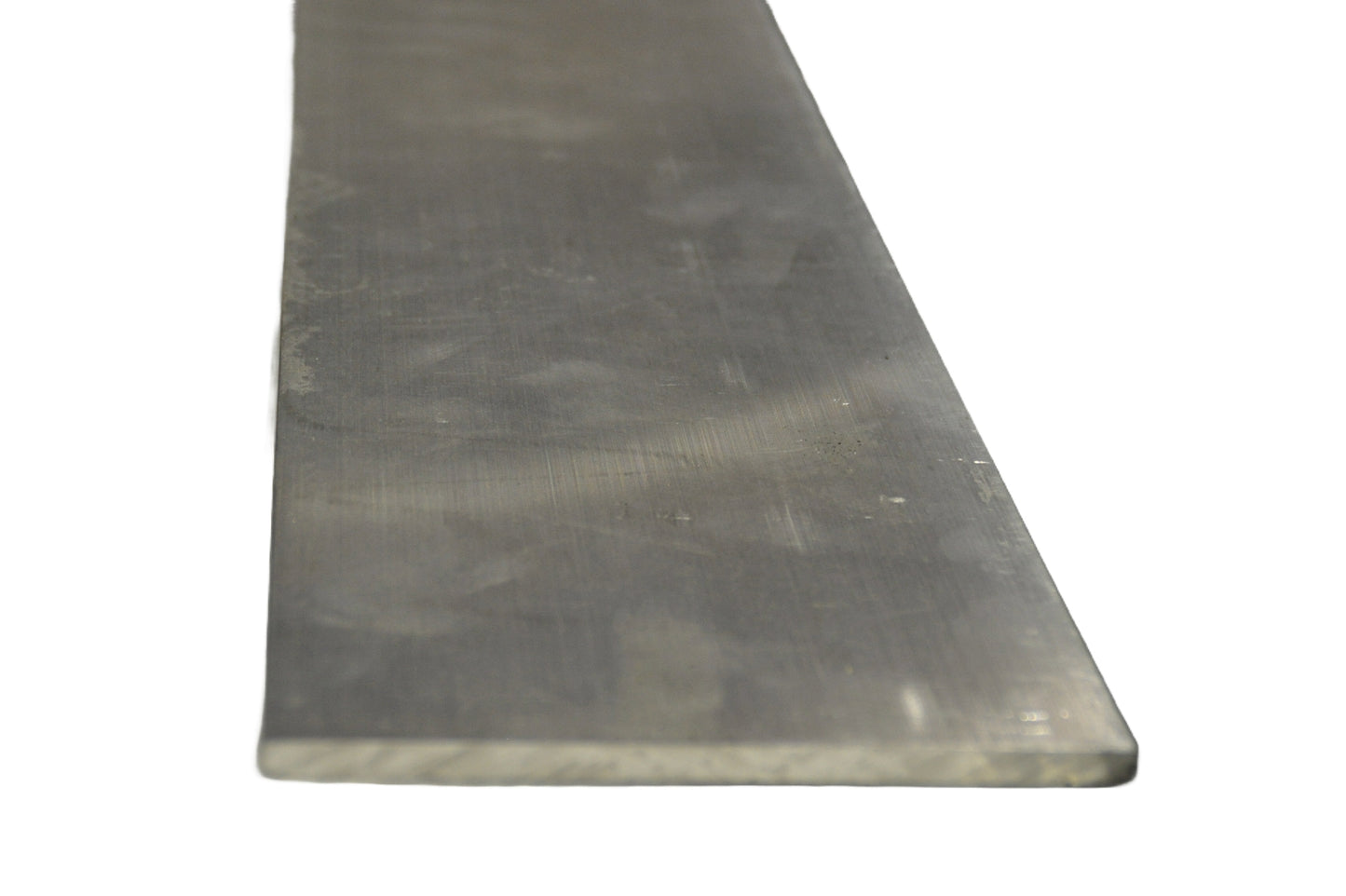 An image showing a silver aluminium mounting plate for automatic door openers, showing a flat, rectangular shape. On a white background.