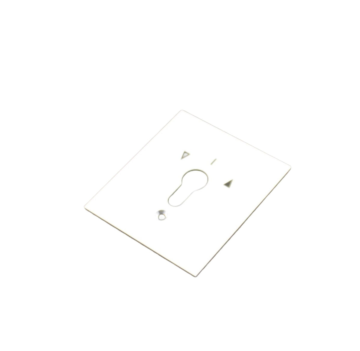 Roller Shutter Key Switch Flush Plate