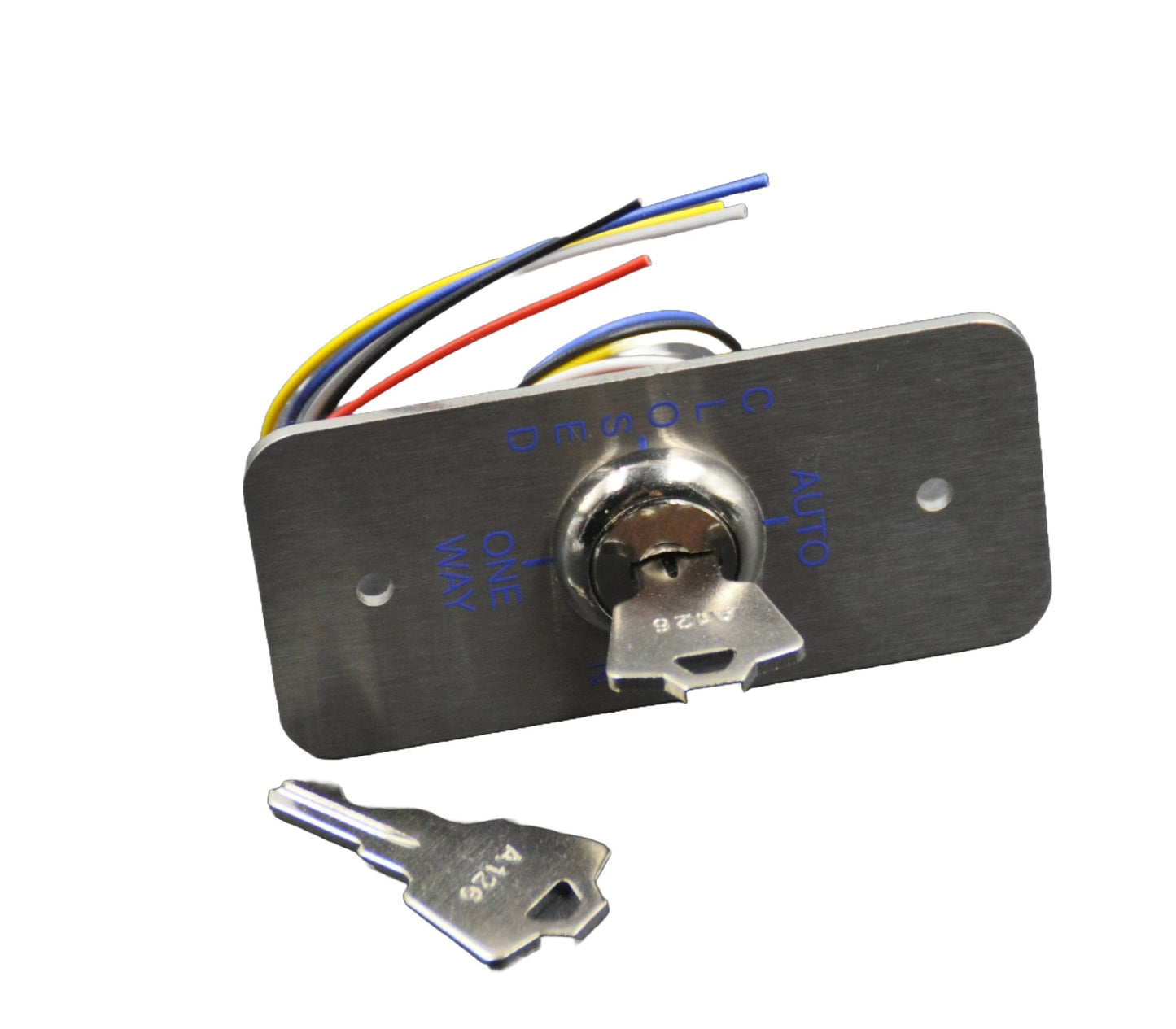 Universal 4 position key switch (flush mounted)