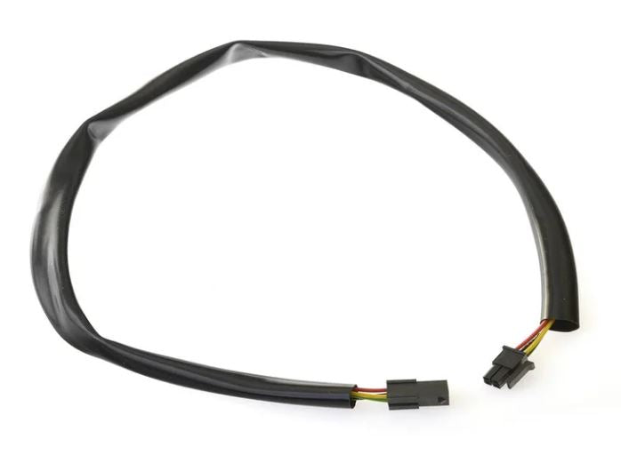 Assa Abloy Encoder Extension Cable in black with two connectors, on a white background.