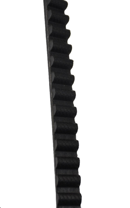 A close up of a Besam EMD/EMDE/EMJ - 15mm Wide 5mm Pitch Belt, n a white background.