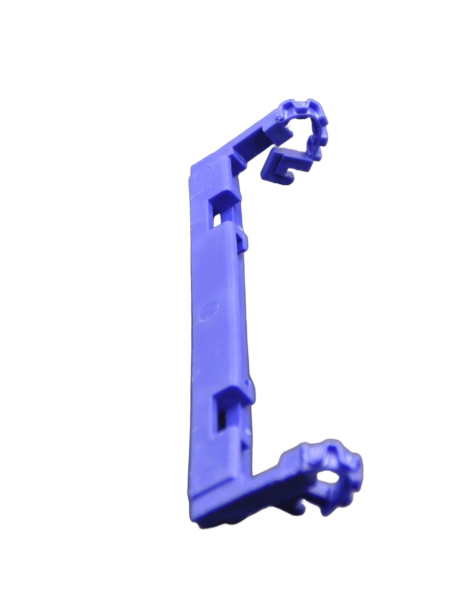 A close up view of a plastic Besam SL500 anti riser, on a white background.