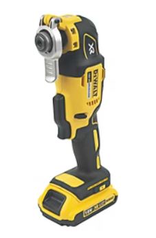 DEWALT DCS355D2-GB 18V 2 x 2.0Ah Li-Ion XR Brushless Cordless Multi-Tool