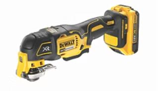 DEWALT DCS355D2-GB 18V 2 x 2.0Ah Li-Ion XR Brushless Cordless Multi-Tool