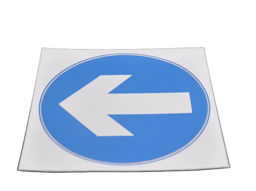 Direction Sign Sticker Out Directional Arrow Signage – Automagic Doors Ltd