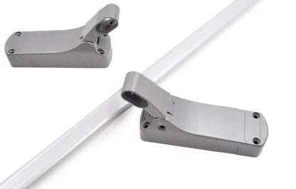 Exidor 296 Single Panic Latch Silver
