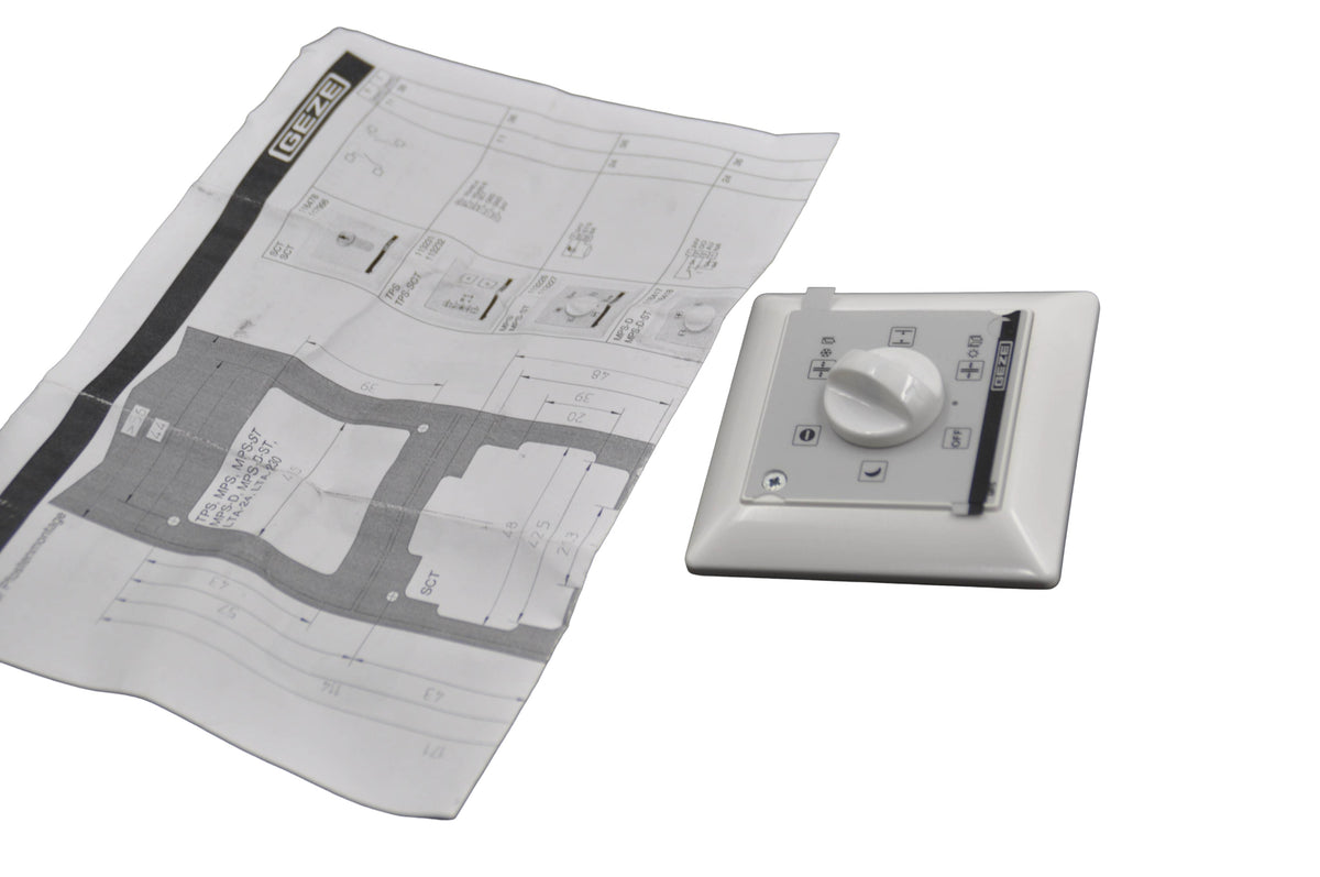 Geze Rotary Knob Selection Programme Switch for Slimdrive EMD & TSA 160 NT