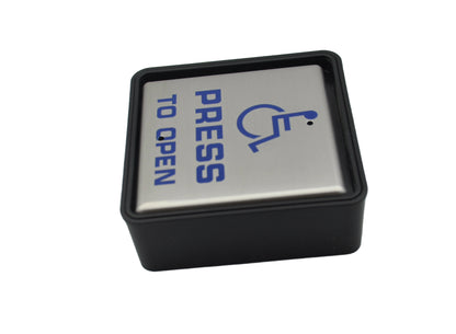 Larco 115mm (4.5") Wireless Stainless Steel Push Plate Switch