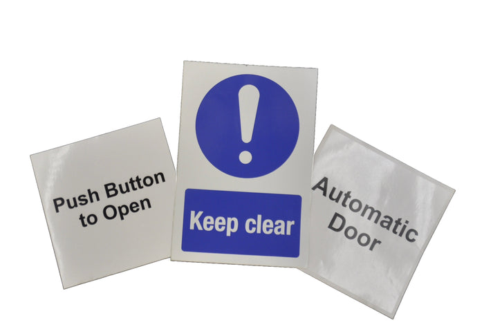 Automatic Door Signage Kit – Automagic Doors Ltd