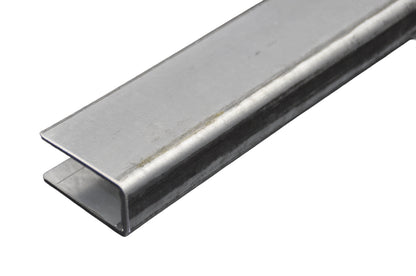 Straight Guide Channel - 65mm Galvanised steel